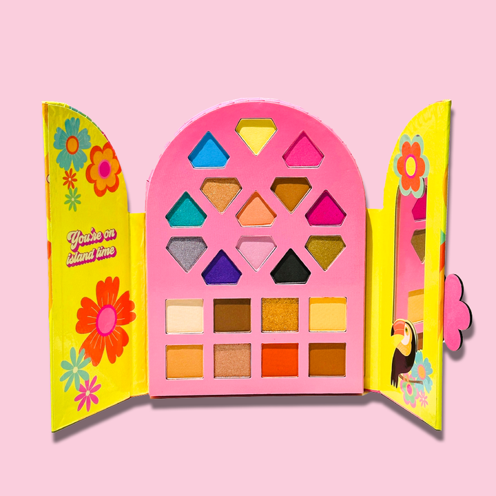 Free Design OEM ODM Wholesale Vegan Highly Pigmented Custom Shape Eyeshadow Palette
