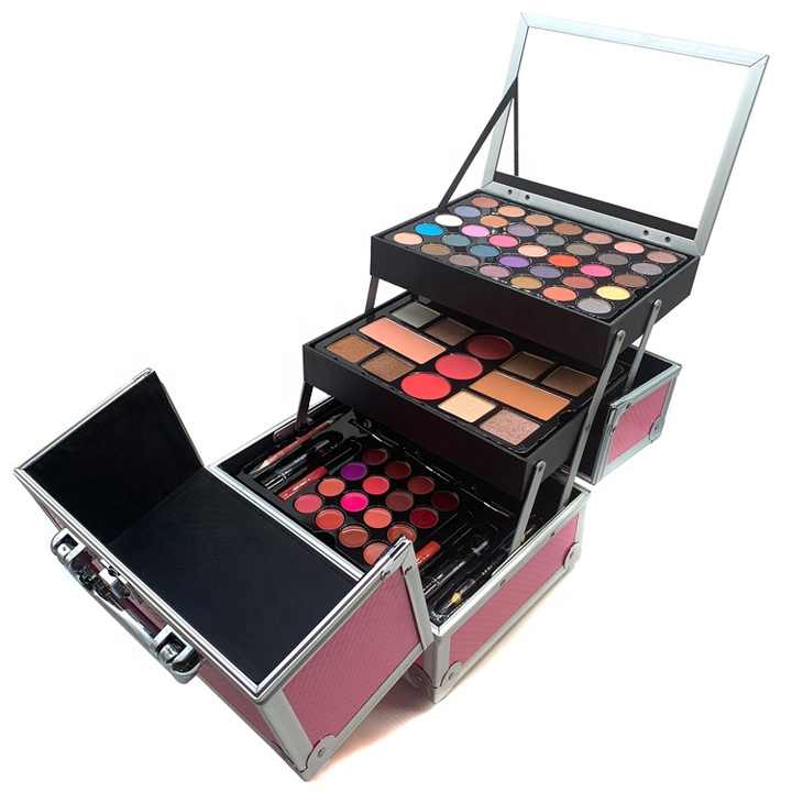 Full Box Set of Vanity Case Dressing Table Makeup Private Label Cosmetics with Gift Premium Makeup Sets