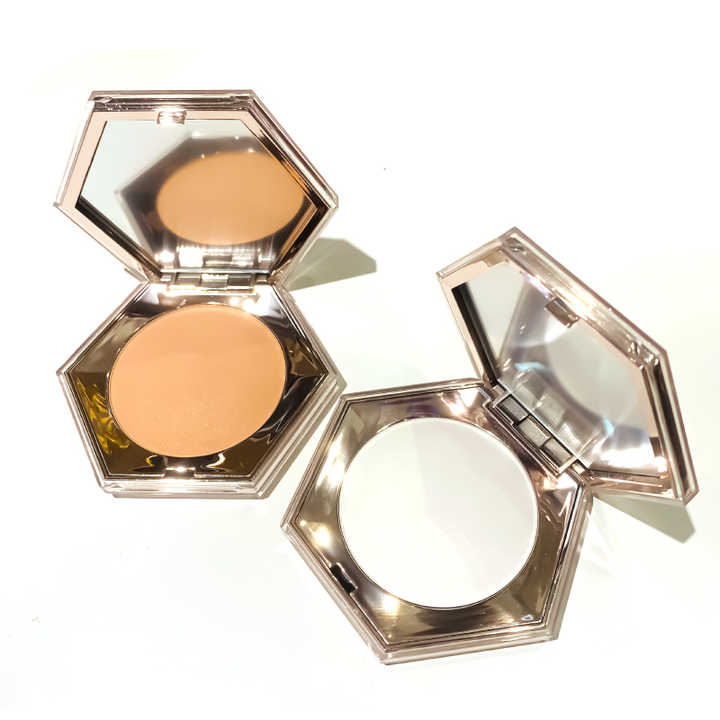 Face Private Label Translucent Highlighter Makeup Vegan Water Proof Glitter Luxury White Baked Highlighter Powder